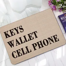 CAMMITEVER ключи бумажник Мобильный телефон коврики фланелевый ковер коврик для ванной комнаты Чистящая салфетка коврики для украшения дома