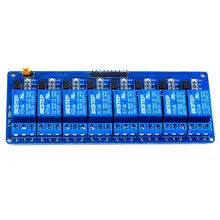 1PCS 8 Channel 12V Relay Module Control Panel 8Channel 12V Low level Trigger for Arduino PLC