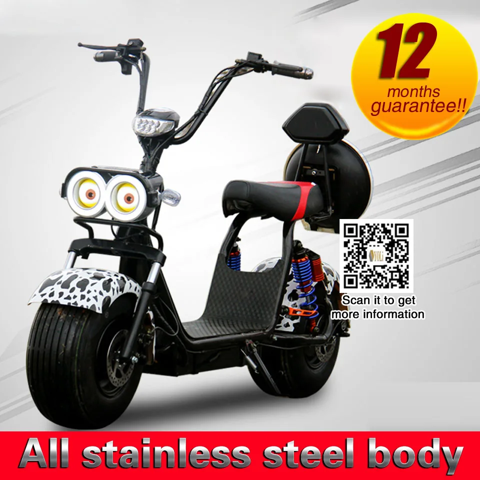 9,5 дюймов vaccunm Fat tire Электрический велосипед 60 в 20 а передняя и задняя подвеска Harley Электрический цикл
