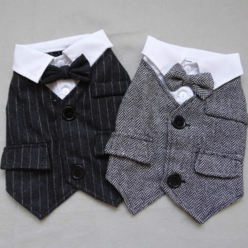 

Bigeyedog Gentleman Dog Clothes Apparel Male Dog Wedding Suit Coat Tuxedo Poodle Pug Costume Drop Shipping Pet Clothing Outfit