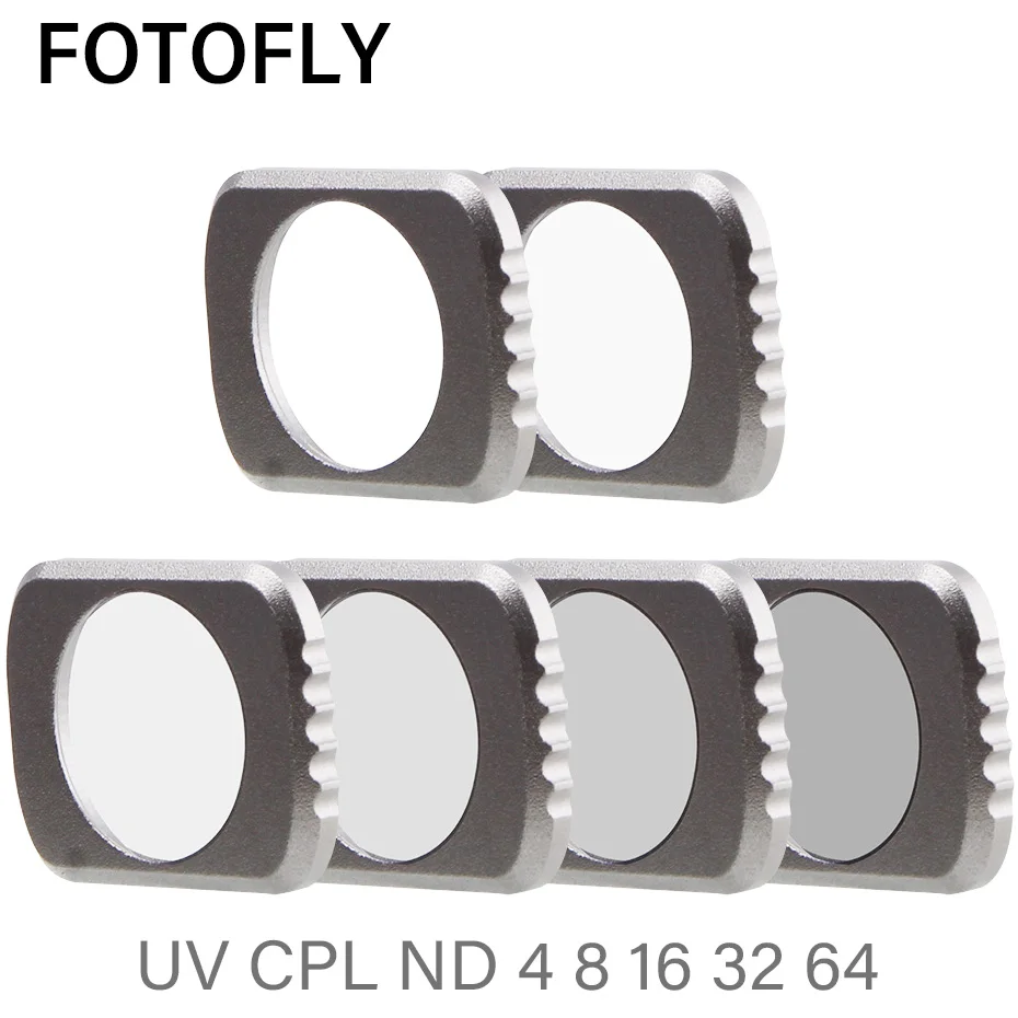 FOTOFLY для OSMO Карманный алюминиевый фильтр ND 8 16 32 64/CPL/MC набор УФ фильтров DJI Osmo