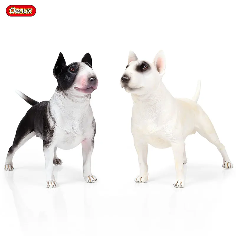 

Oenux American Pit Bull Terrier Simulation Animals 22x8.5x15cm Pet Dog Action Figures Pvc Lifelike Model Collection Toy Kid Gift