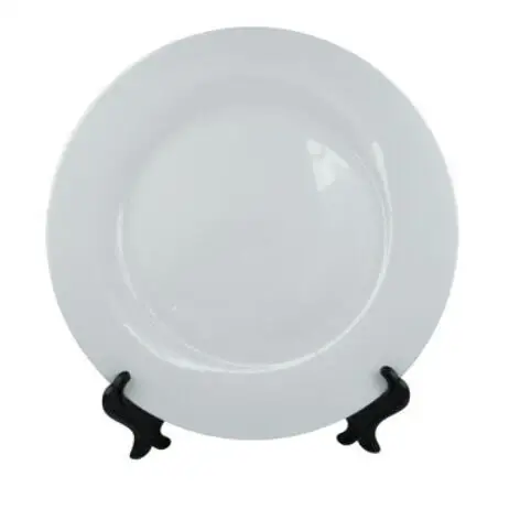 

One piece Heat press Sublimation 8inch Blank Ceramic Plate Blank white no picture printed on it (P800)