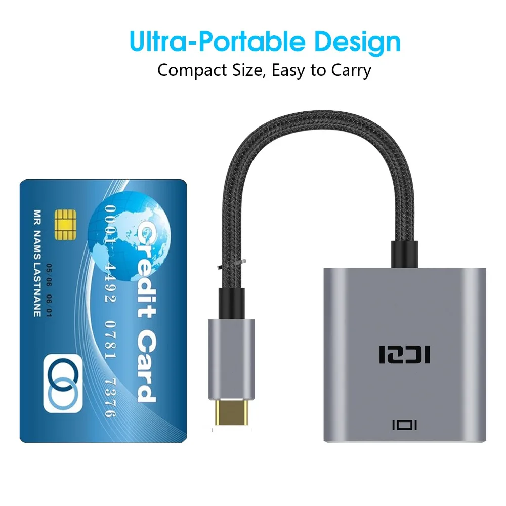 ICZI 4K type C к HDMI адаптер Thunderbolt 3 конвертер USB C к HDMI кабель для MacBook samsung S8 S9 huawei P30 mate 20 10 Pro