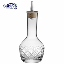 Классическая бутылка-горькая Алмазная огранка 90 мл стеклянная бутылка-разливщик ликера бармен набор барменов Аксессуары для коктейлей