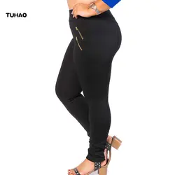 TUHAO 2019 осень зимние брюки женские узкие брюки плюс размер 3XL узкие брюки с высокой талией эластичные брюки женская одежда BC101