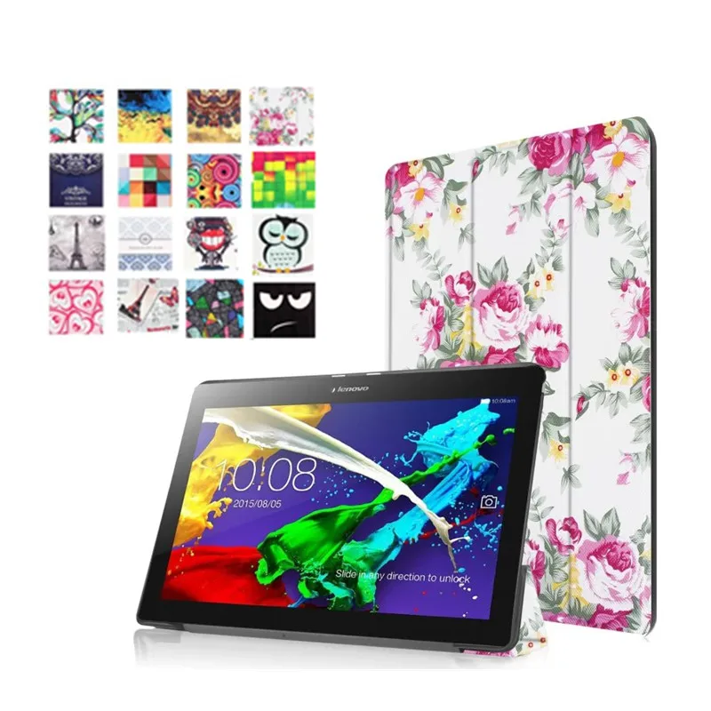 Comprar YNMIWEI para lenovo tab 3 10 más colorido de impresión de cuero caso para lenovo tab 2 a10 70 TB3 X70L TAB X103 Tab2 A10 70F caso elegante