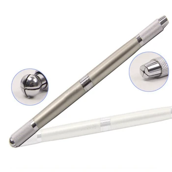 

Professional Permanent Makeup Eyebrows lip Microblading Manual Pen Tattoo Machine Stainless Steel for Microblading tattoo Needle