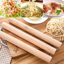 Высокая 11 дюймов натуральная деревянная Скалка делая торт пицца хлеб лапша пельменей помадное тесто кухонный инструмент UEJ