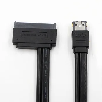 

Wholesale Power eSATA USB 5V 12V Combo to 22 Pin SATA 2.5" HDD Hard Disk Cable