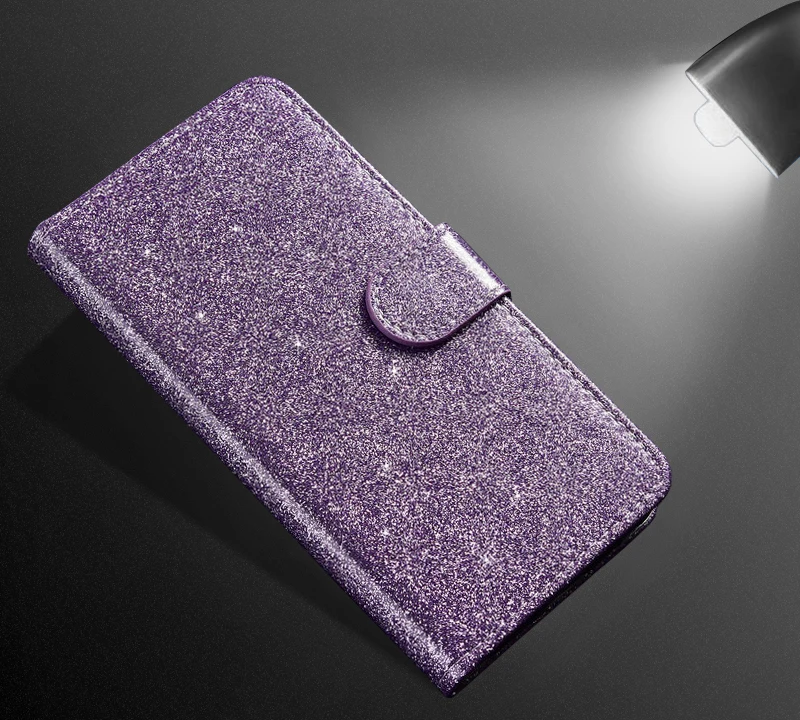 Flip Leather Glitter Phone Case For Nokia 5 6 7 plus 8 1 3.1 Plus 5.1 x5 6.1 6 x6 Luxury Wallet Cover Cases