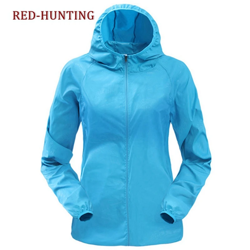 

Waterproof Jacket Women Spring Summer Jacket Sun Protection Ultralight Outdoor Coat Sport Running Hiking