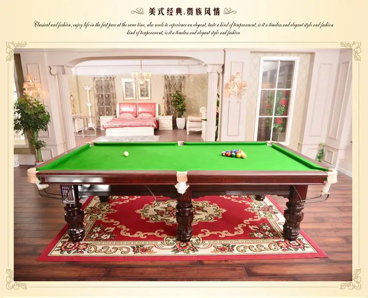American standard black eight billiard tables table tennis table adult household billiard table billiard case