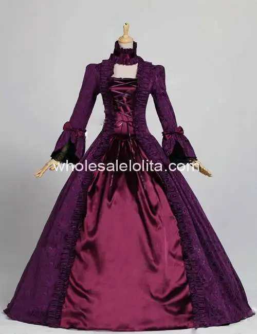 vestido roxo escuro