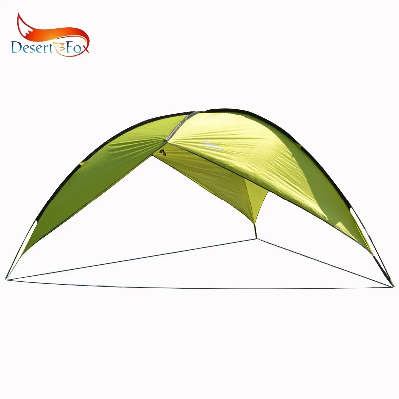 

Desert&Fox Sun Shelter Beach Tent 4.8*4.8*2m Outdoor Camping Travel Picnic Waterproof Large Space Shade with Portable Handbag