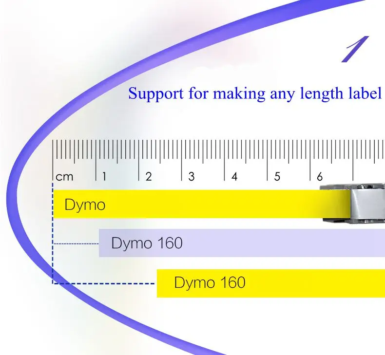 Для DYMO LM160 промышленный Печатный LM-160 этикеток Английский Ручной портативный принтер для этикеток LM 160 наклейки принтер этикеток