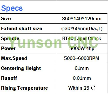 bt40 5000 6000 spec ali