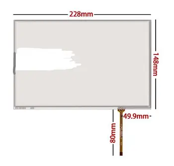 

New for HSD101PWW1 B101EW05 V.1 4 wire 228*148m 10.1'' resistance screen IPS LCD GPS LCD touch panel Glass