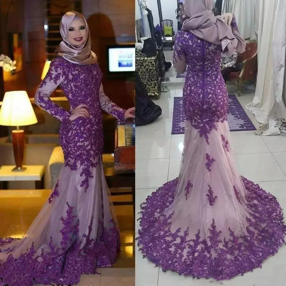 2019-long-sleeve-muslim-evening-dresses-high-neck-mermaid-purple-lace-and-wisteria-arabic-formal-gowns-tulle-court-train-elegant