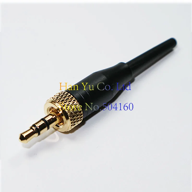 

Free Shipping DIY 3.5mm 1/8" For Pro Sennheiser Sony Microphone Spare Plug adapter Stereo Screw Lock Connector