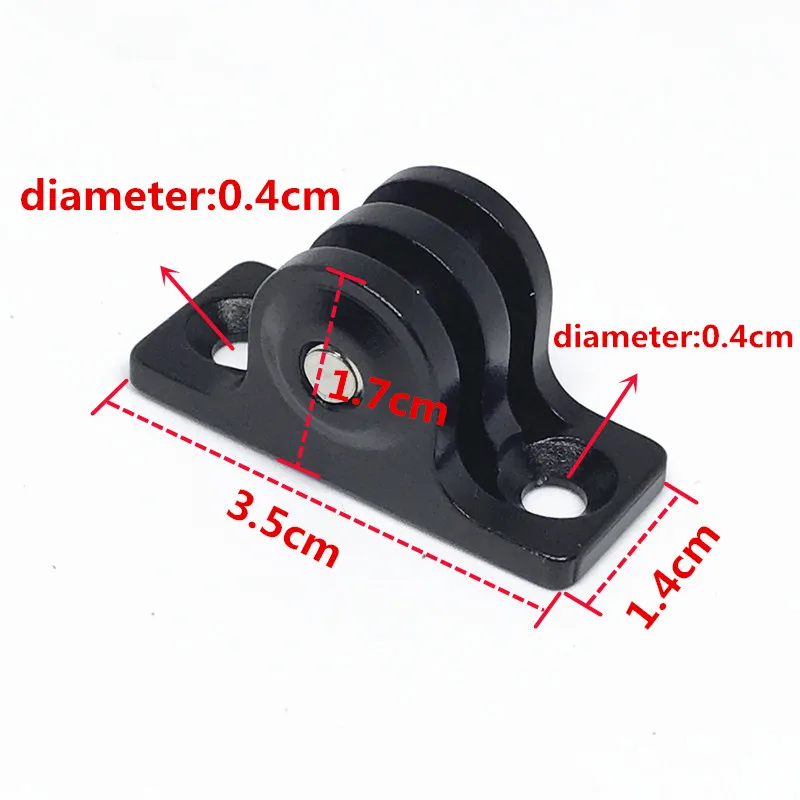 CNC Aluminum Alloy Tripod Adapter Mount for GoPro Hero 4 5 3 Session Xiaomi yi 4K SJCAM SJ4000 SJ5000 h9 GoPro Mount Accessorie (1)