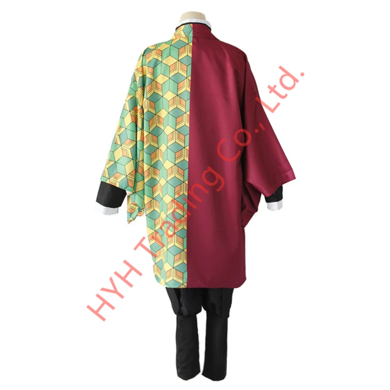 Anime Demon Slayer Cosplay Costume Kimetsu no Yaiba Kamado Tanjirou Kamado Nezuko Agatsuma Zenitsu Tomioka Giyuu Cosplay Costume