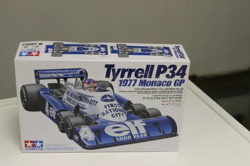 Тамия 20053 1/20 P34 монтажная шкала Monaco GP гоночный автомобиль модель строительные