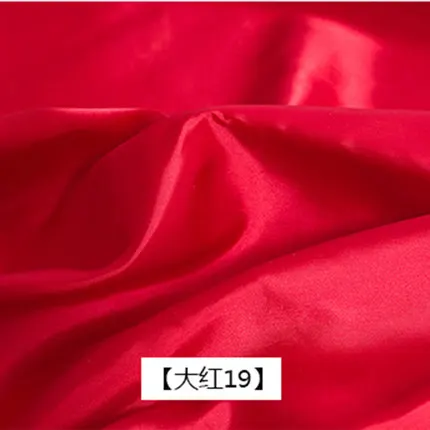 440T Водонепроницаемая нейлоновая ткань 20D атласная круглая дырочка анти-вниз куртка ветровка ткань 1 м - Цвет: Красный
