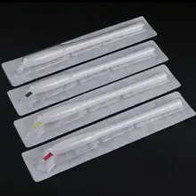 30 шт одноразовые, для микрообработки ручка Microblade с 14F/12F/12U/14U18U Cruved постоянный макияж татуировочная, стерилизована игла для коррекции бровей