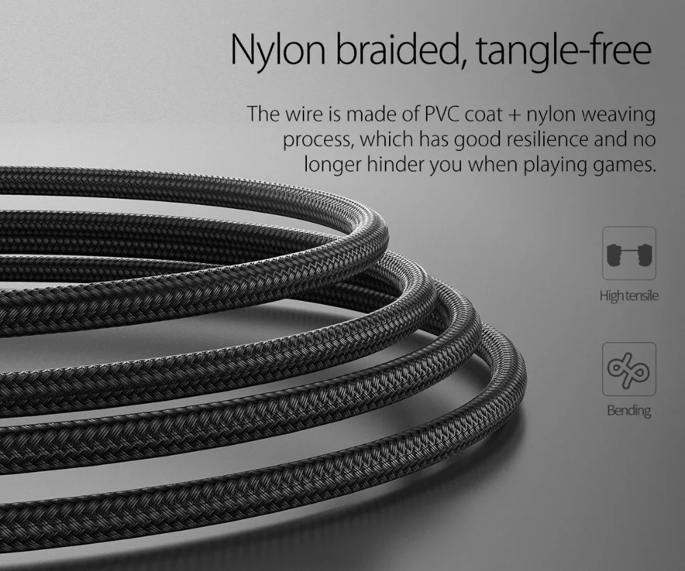 ORICO Micro USB C Schnelle Ladekabel 24 EINE Nylon Schnur für Samsung Xiaomi Huawei iPhone Spiele S
