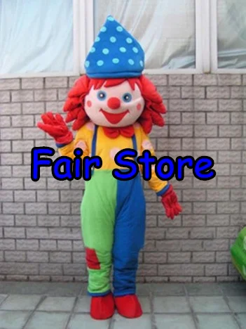 Хорошее качество милый клоун взрослый костюм талисмана Профессиональный индивидуальный клоун праздничный наряд костюм EMS SW73