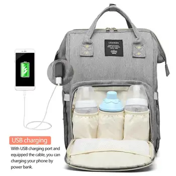

Mummy Maternity Nappy Bag USB Charging Stroller bolsa Large Capacity Baby Travel Backpack Mommy Nursing Bag Care Diaper Bags