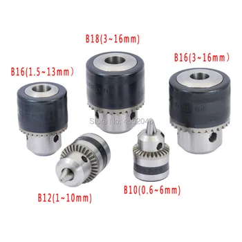 

Drill Chuck Three-jaw Chuck B10 B12 B16 B18 Adjustable Keyless Drill Chuck Power Tool Key Chuck Lightweight
