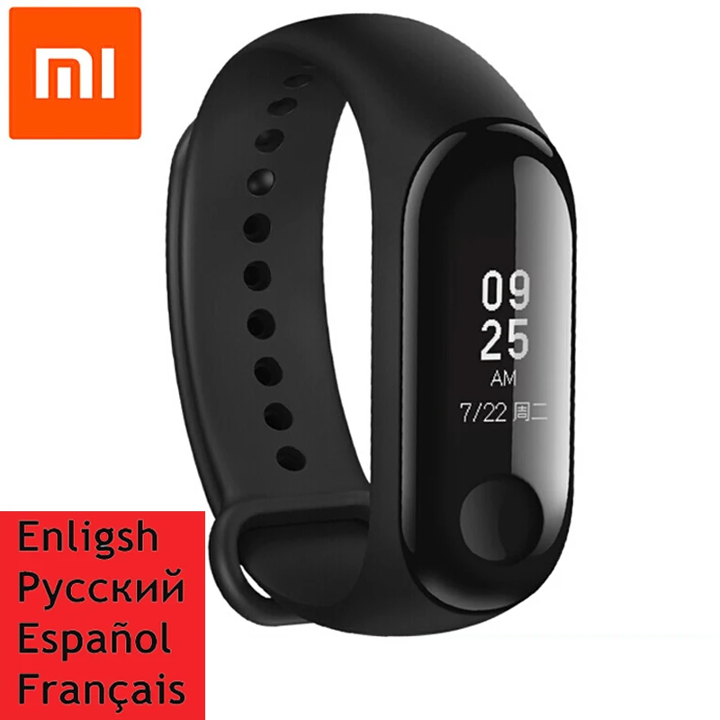 

Original Xiaomi Mi Band 2 Miband 3 Mi Band 3 Wristband Bracelet Smart Heart Rate Monitor Fitness Tracker Touchpad OLED Strap