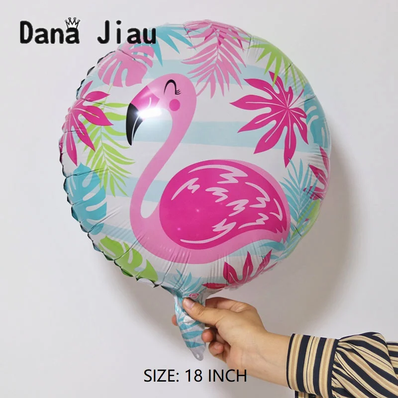 

18 inch pink flamingo Foil Balloon Birthday Wedding Party decorations air inflatable balls Hot Cartoon Animal Helium kids toys