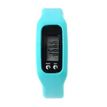 HX-спорт-часы-браслет-Шагомер-запястье-шаг-Ходьба-счетчик калорий-трекер Цвет: Голубое озеро