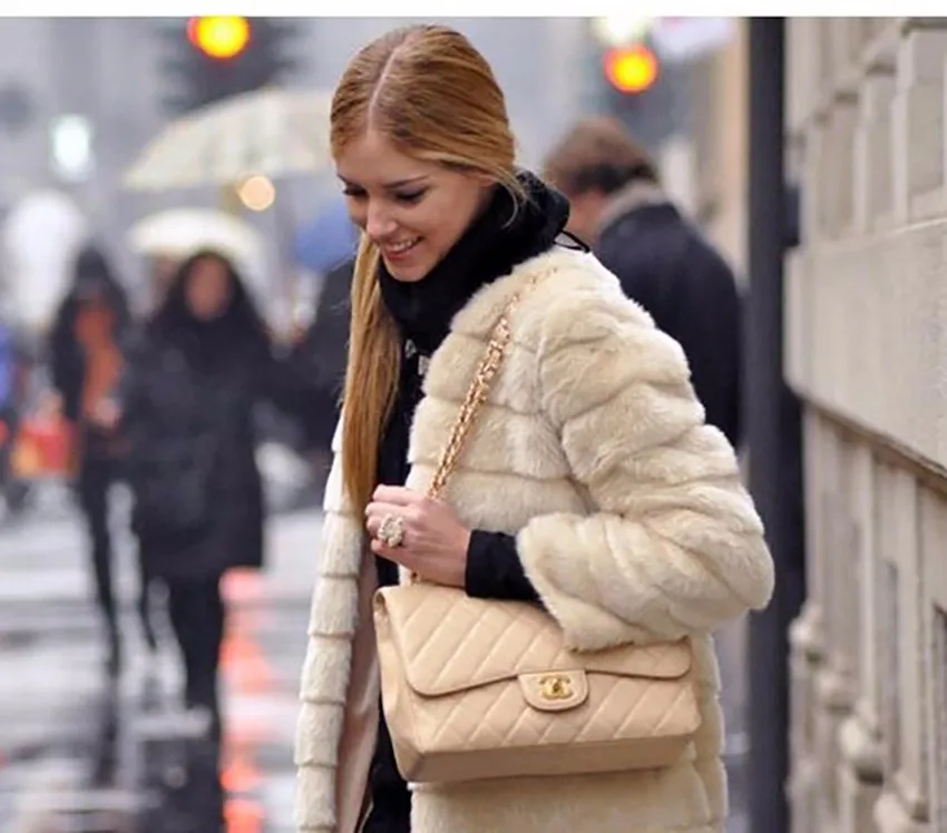fall 2018 and Winter women tops Fur coat Jacket and Large size women's Faux fur coat Women's winter coat Leather elegant femme
