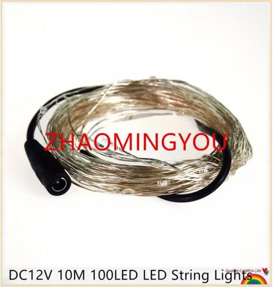 

1X Christmas LED Light String DC 12V IP65 Waterproof RGB 5M 10M 50/100LEDs Colorful Garland Decrating Lights for Garden for Home