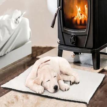 

DannyKarl Big Dog Pet Carpet Cozy And Comfortable Soft Fleece Blanket Cat Bed Auto Pad Hot And Soft Heating Rug Washable Therm