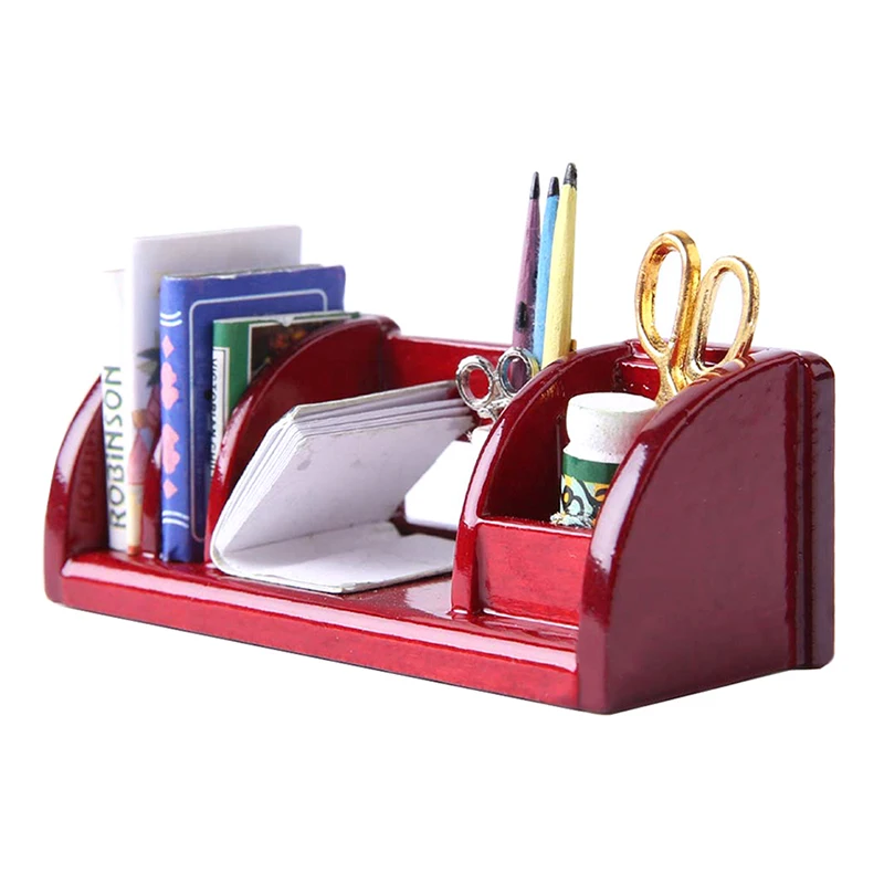 خشبية 1:12 دمية أثاث مصغر دراسة غرفة اكسسوارات الاطفال ألعاب أطفال