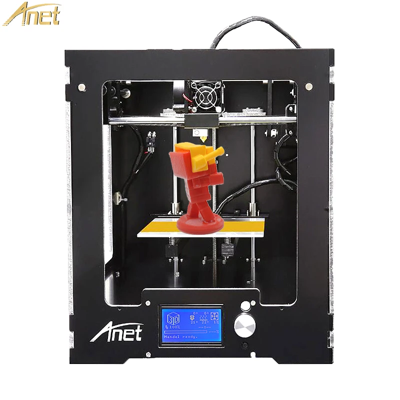 

Anet A3 3D Printer Full Assembled Desktop High precision 3d printer 0.4mm nozzle with free 10M Filaments 16GB SD card