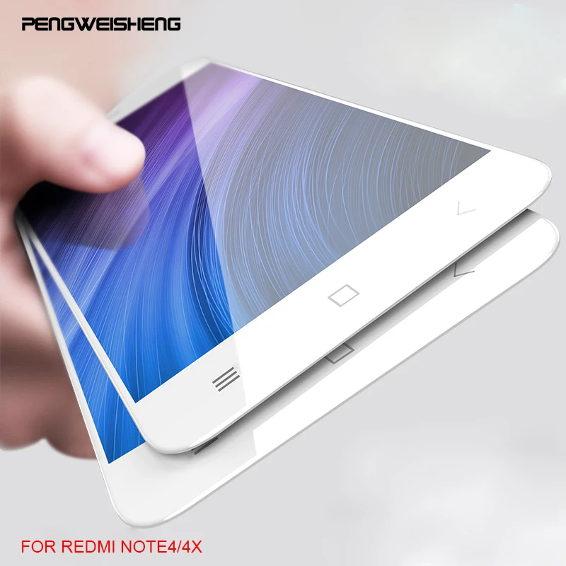 2 piece For Redmi Note 4 Global Version Nicotd Colorful 2.5D Full Cover Tempered Glass For Xiaomi Redmi Note 4X Screen Protector