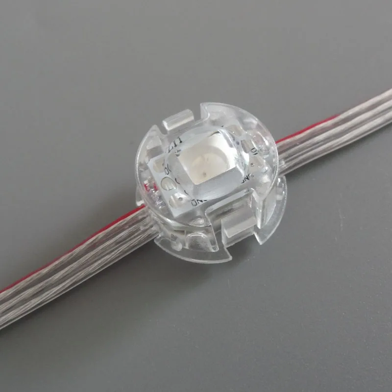 Адресный пиксельный модуль 20 мм диаметром 50 шт. DC5V WS2811 5050 SMD Номинальный IP68
