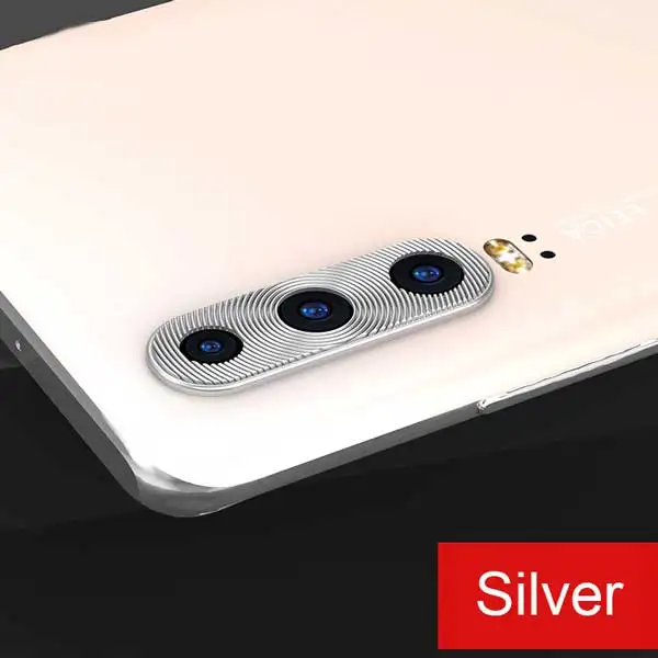 Защита объектива камеры для Huawei P30 P20 Pro Lite, металлический чехол для объектива мобильного телефона, защитное кольцо для Huawei Mate 20 X, чехол - Цвет: Silver