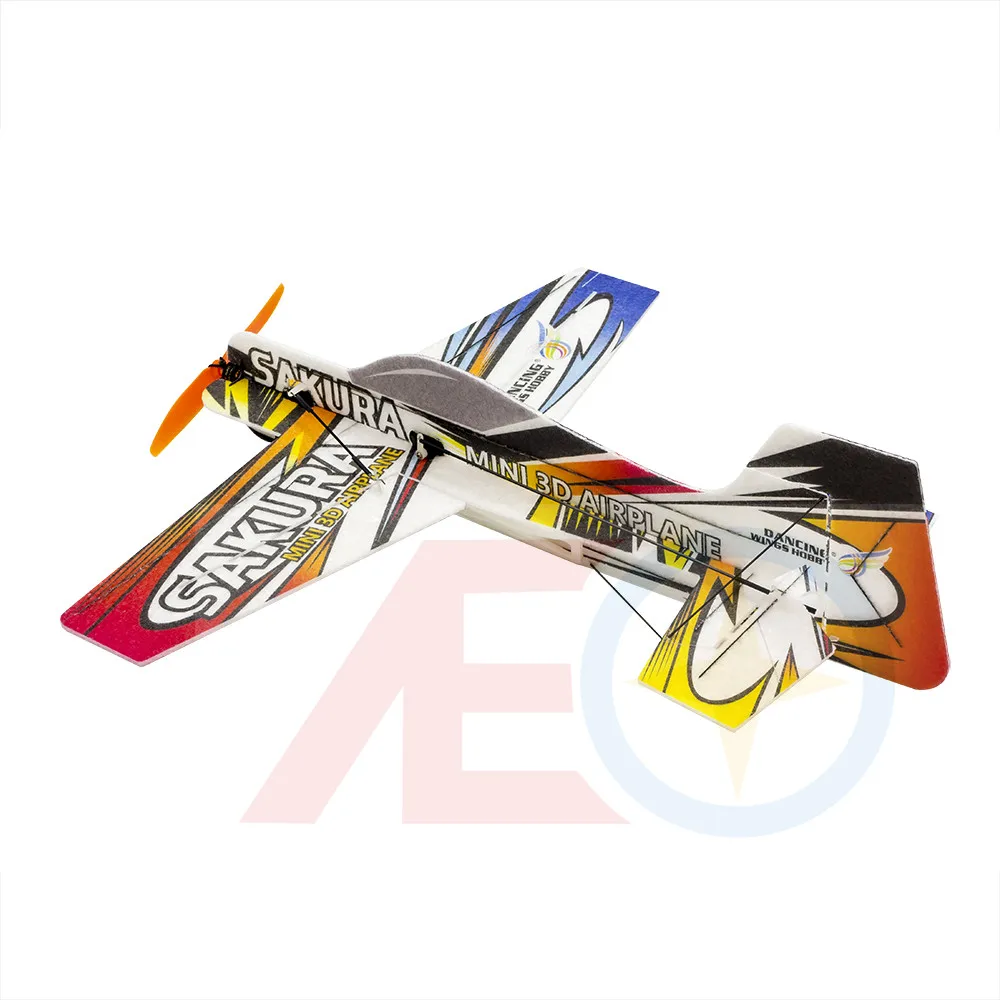 New EPP Foam Micro 3D Indoor Airplane SAKURA Lightest plane KIT (UNASSEMBLED )RC airplane RC MODEL HOBBY TOY HOT SELL RC PLANE