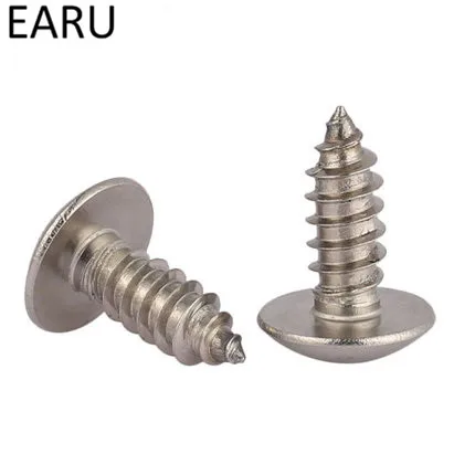 

304 Stainless Steel Large Round Truss Pan Head Self Tapping Phillips Cross Screws Bolt Promot M4*6/8/10/12/16/20/25/-60mm