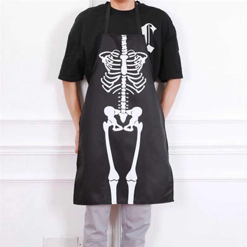 Новый Кухня Косплэй ужас шеф-повар в виде скелета на Хэллоуин фартук дополнения к костюму на вечеринку серьги рука скелета-призрака