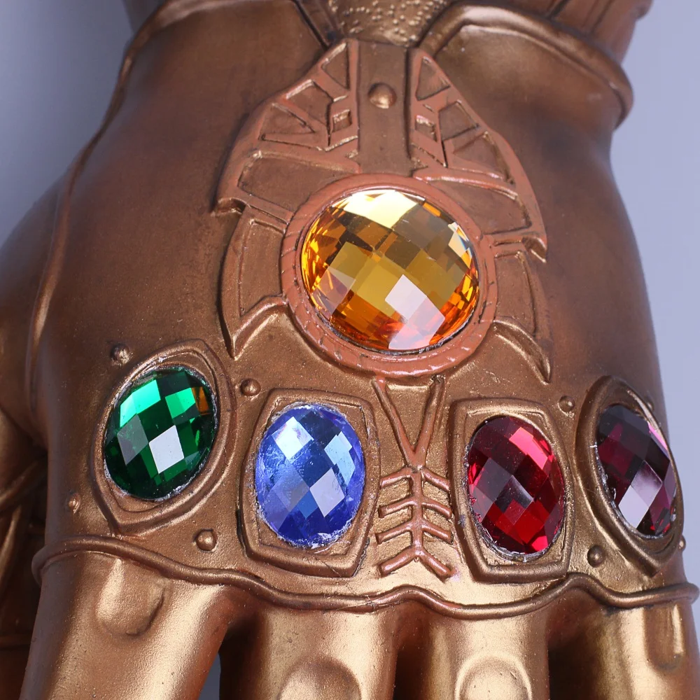 Thanos Infinity Gauntlet Мстители Бесконечность война перчатки косплей супергерой перчатка