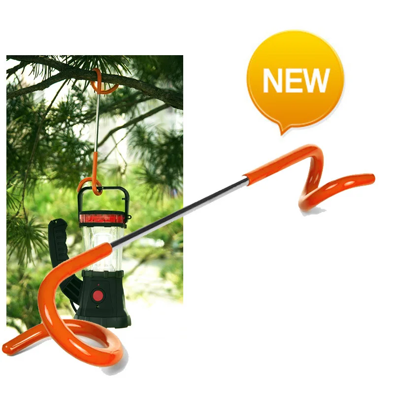 

Outdoor Camping Tent Light Hook Multi-function Steamer S-type Spiral Two-way Pig Tail Rack Bold