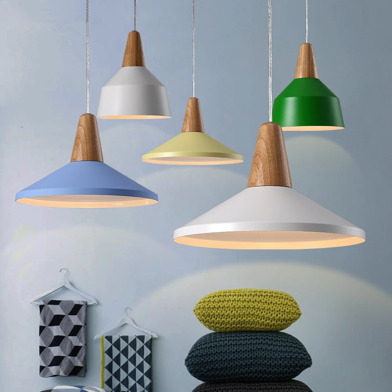Nordic Pendant Light bar amps bedroom lamp creative personality simple restaurant Pendant Lights hanging lights american village restaurant bar pendant light creative combination bedroom minimalist pendant lights project fg561 lu1020
